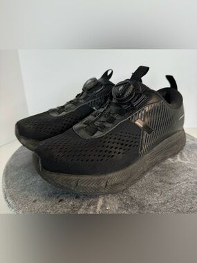 Xelero Steadfast Black Spin And Snap Tennis Shoes Sneakers 8 Fitgo